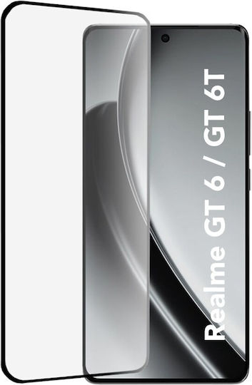 Screen Protector Realme GT 6 GT 6T Skyddar Innovation Sticlă Călită Ultra HD 111D Protecție Instalare Ușoară Set Autocolante Transparent
