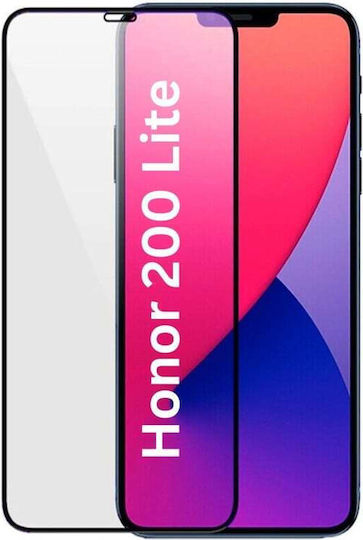 Displayschutzfolie Honor 200 Lite Schutz Innovation Gehärtetes Glas Ultra HD 111d Schutz Einfacher Installationssatz Aufkleber Transparent