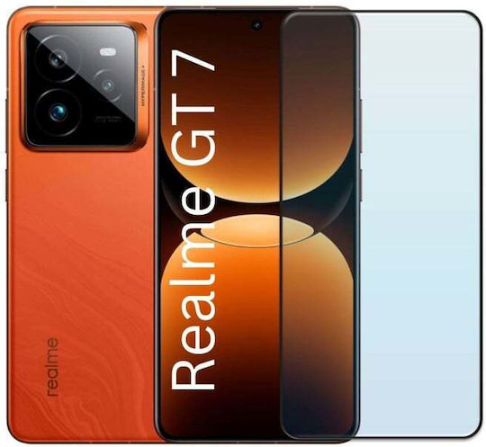 Folie Protectie Telefoane Screen Protector Realme GT 7 Skyddar Innovation Sticla Securizata Ultra HD 111D Protectie Instalare Usoara Set Autocolante Transparent