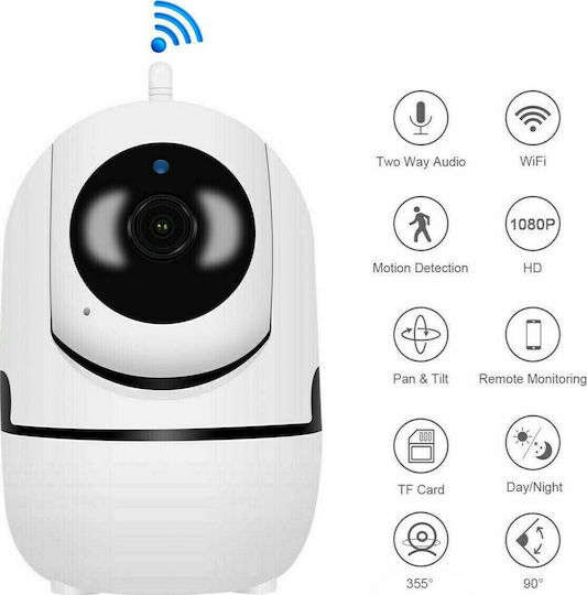 Sectec YCC365 IP Überwachungskamera Wi-Fi Full HD 1080p mit Zwei-Wege-Kommunikation