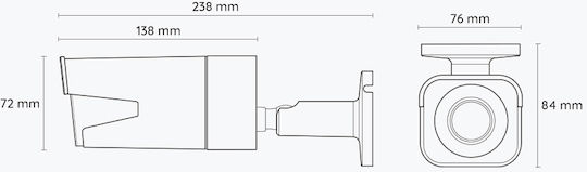 Reolink RLC-811A IP Κάμερα Παρακολούθησης 4K Αδιάβροχη με Αμφίδρομη Επικοινωνία και Φακό 2.7-13.5mm
