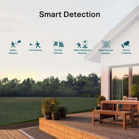 TP-LINK VIGI C340W v1 IP Überwachungskamera Wi-Fi Full HD+ 4MP Wasserdicht mit Zwei-Wege-Kommunikation und Objektiv 4mm