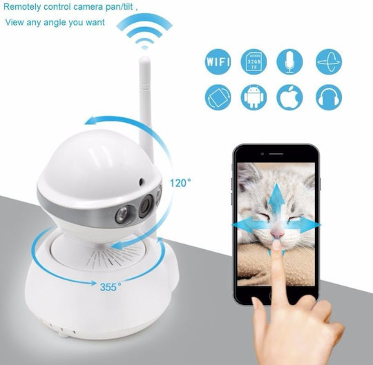 IP Κάμερα Παρακολούθησης Wi-Fi HD 720P με Αμφίδρομη Επικοινωνία