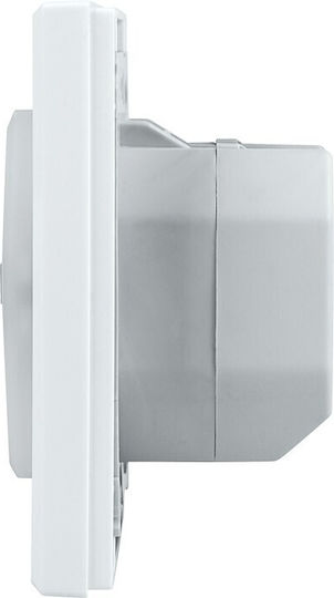 HomeMatic IP Switch brand switch Încastrat Comutator de Perete Iluminat Dublu cu Cadru Alb