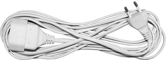 CHaralampidis Extension Cable Cord 2 x 0.75mm²/5m White