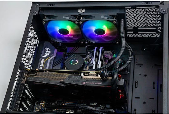 CoolerMaster Masterliquid ML240L Core Water Cooling AIO CPU With 2 120mm Fans And ARGB Lighting