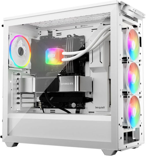 Be Quiet Light Loop Охлаждане AIO CPU с 3 Вентилатора 120mm и RGB Осветление Бял