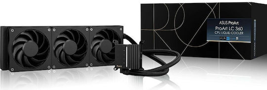ASUS ProArt LC 360 AIO mit System-Status-Anzeige und Lüftern