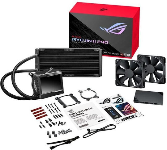 Asus ROG Ryujin II 240 Sisteme De Răcire Cu Apă AIO CPU Cu 2 Ventilatoare 120mm Și Led RGB
