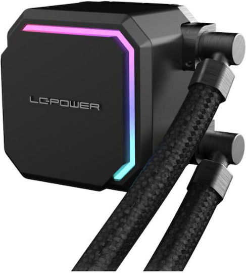 LC-Power Jet Flow Sisteme De Răcire Cu Apă AIO CPU Cu 3 Ventilatoare 120mm Și Led Argb