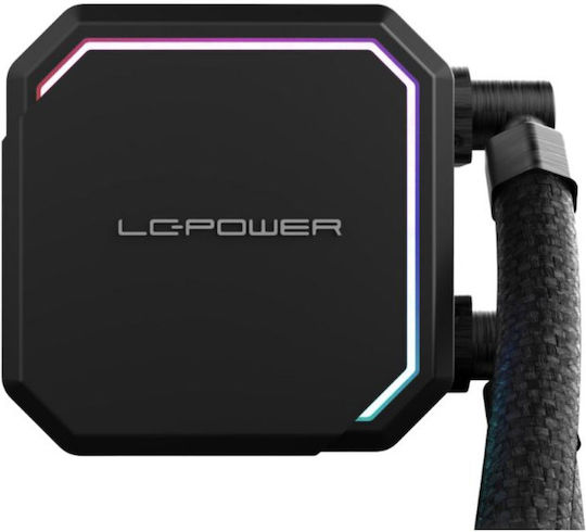 LC-Power Jet Flow Sisteme De Răcire Cu Apă AIO CPU Cu 3 Ventilatoare 120mm Și Led Argb