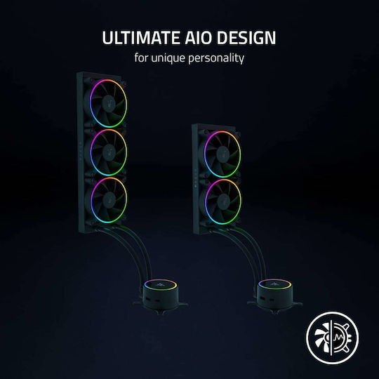 Razer Hanbo Chroma RGB AIO Sisteme De Răcire Cu Apă AIO CPU Cu 2 Ventilatoare 120mm