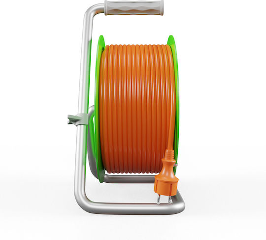AWTools 4 Plätze mit Kabel 30m Durchmesser 3 x 1mm² Orange