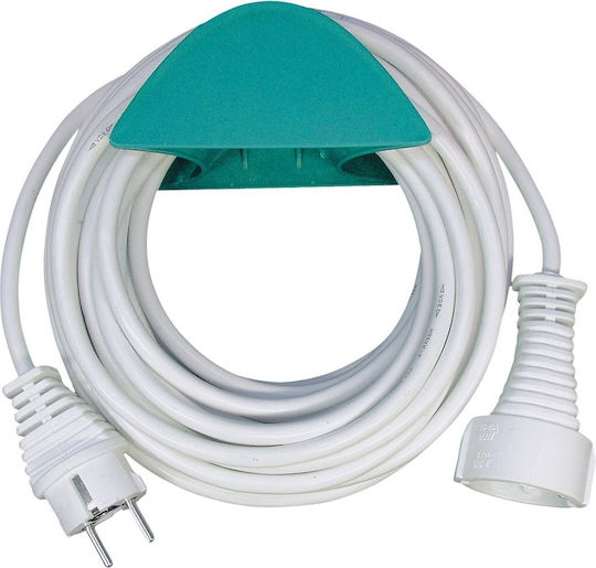 Brennenstuhl 1 Platz mit Kabel 3m Durchmesser 3 x 1.5mm² Weiß