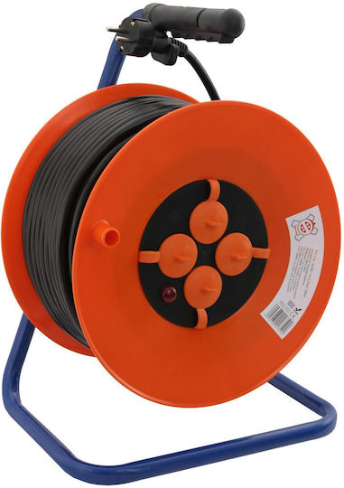 CHaralampidis Extension Reel Cord 3 x 2.5mm²/50m Orange