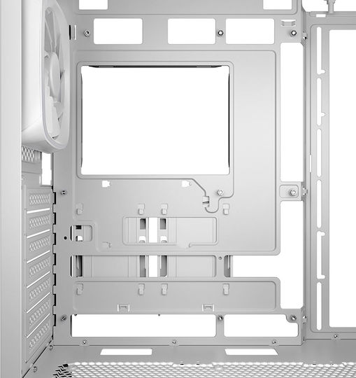 Sharkoon AK5G RGB Gaming Midi Tower Computer Case with Side Window White