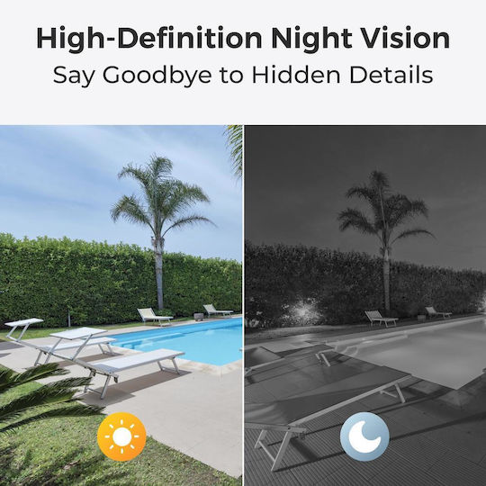 Reolink Argus PT IP Камера за наблюдение Wi-Fi Full HD+ 3MP Водоустойчива с Двупосочна Комуникация и Обектив 3.6мм