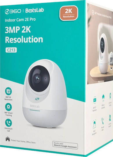 Botslab C213 IP Камера за наблюдение Wi-Fi Full HD+ 3MP с Двупосочна Комуникация и Обектив 2.8мм
