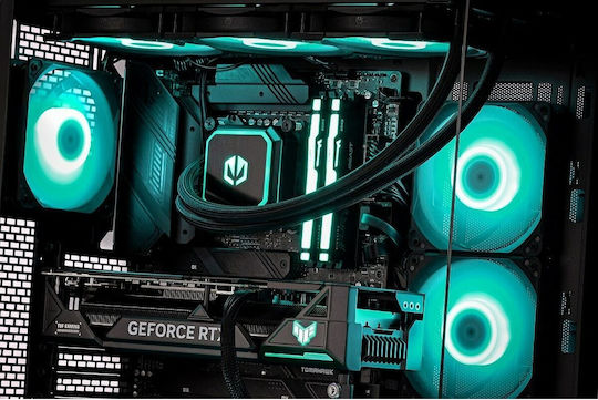 Actina KOMACNGIP0321 Гейминг Настолен компютър (Ryzen 9-9900X/32GB DDR5/1TB SSD/Radeon RX 9070 XT/Без операционна система)
