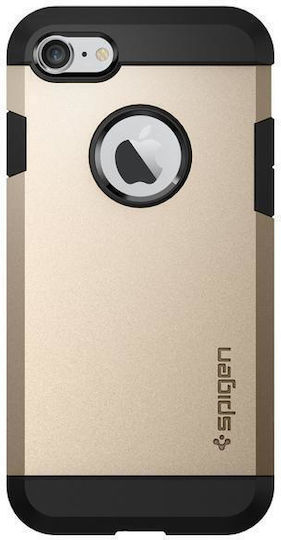 Spigen Tough Armor Back Cover Πλαστικό 1.2mm Χρυσό (iPhone 8/7)