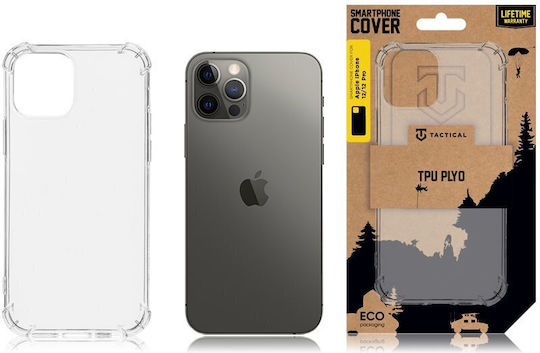 Tactical Plyo Back Cover Σιλικόνης Διάφανο (iPhone 12 / 12 Pro)
