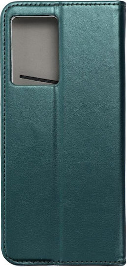Smart Magneto Book Synthetic Leather Dark Green (OPPO A57, A77)