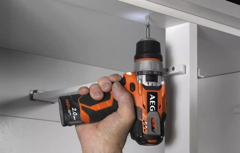 AEG Tools BSB 12C2 LI-202B Percussive Drill Driver Battery 12V 2x2Ah