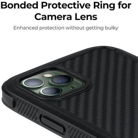 Pitaka MagCase Back Cover Aramid Fiber 0.1mm Μαύρο (iPhone 11 Pro Max)