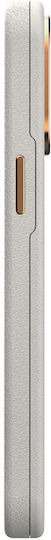 Moshi Napa Slim MagSafe Umschlag Rückseite Synthetisches Leder Serene Gray (iPhone 14 Pro Max)