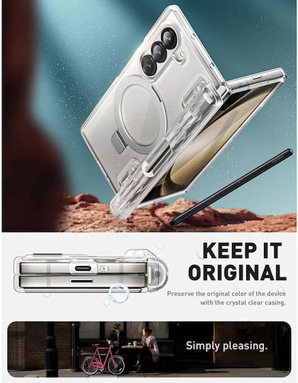 i-Blason Cosmo Back Cover Silicon 2mm Transparent (Galaxy Z Fold6)