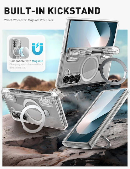 i-Blason Cosmo Back Cover Silicon 2mm Transparent (Galaxy Z Fold6)