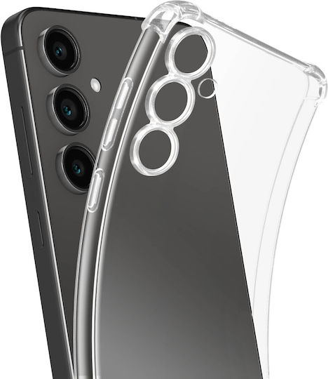 Mayaxess Shockproof Case Samsung Galaxy S24 Fe Reinforced Coins Transparent