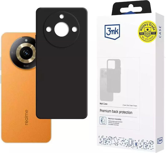 3MK 11 5g Back Cover Σιλικόνης 1.2mm Μαύρο (Realme 11 5G - 3mk Matt Case black)