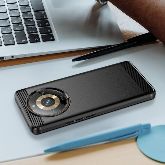 Tech-Protect Back Cover Σιλικόνης Μαύρο (Realme 11 Pro / 11 Pro+)