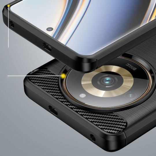 Tech-Protect Back Cover Σιλικόνης Μαύρο (Realme 11 Pro / 11 Pro+)