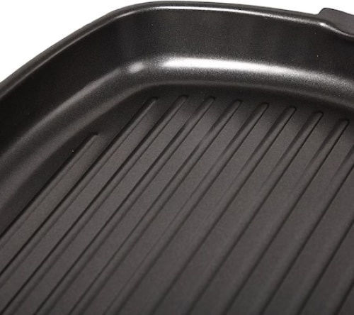 Grătar Din Aluminiu Cu Capac Cu Acoperire Antiaderentă 28cm