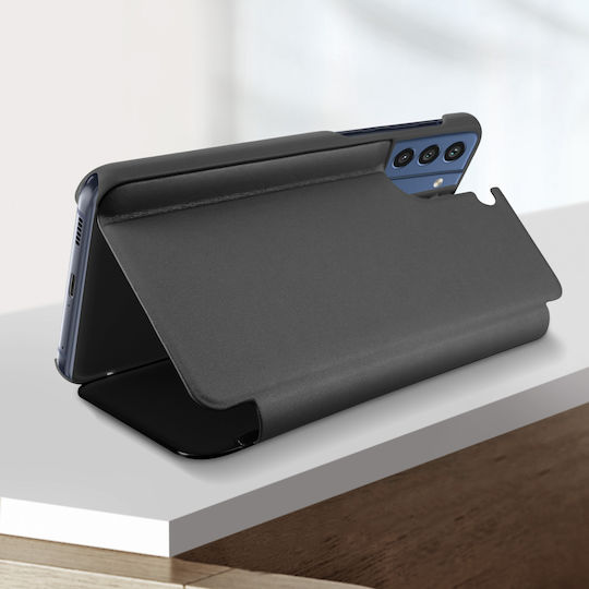 Hurtel Clear View Book Plastic Black (Galaxy S21 FE)