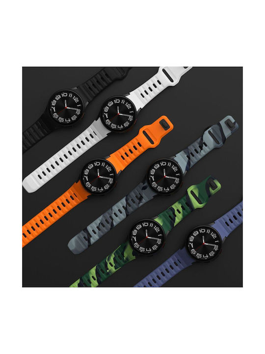Tech-Protect Каишка Силикон Син (SAMSUNG Galaxy Watch 8, Classic)