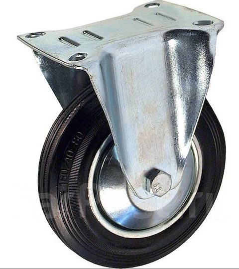 Ruotec 502.000.000.125 Ρόδα Βιομηχανική Μαύρη 125x33mm