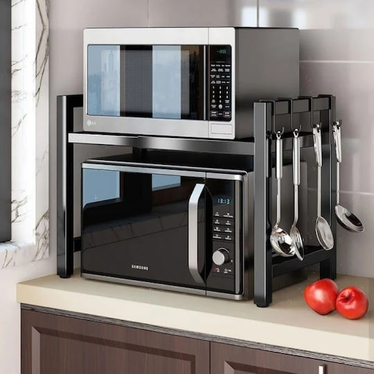 Metallische Basis für Mikrowelle 25cm Schwarze
