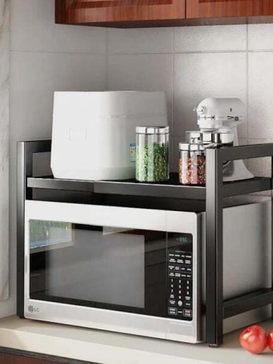 Metallische Basis für Mikrowelle 25cm Schwarze