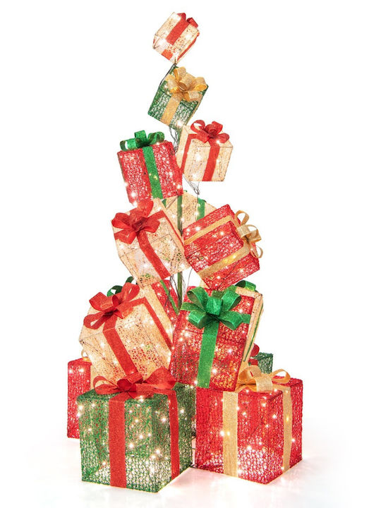 Costway Costway Set of Illuminated Christmas Gift Boxes 170 cm Cm24915de