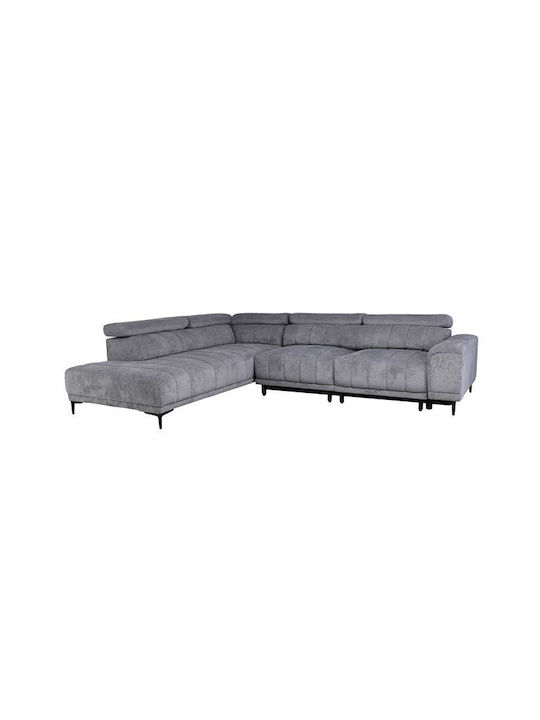 Massimo Ecke Sofa mit Rechte Ecke Gray 289x229x107cm