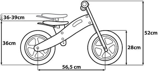 Seven Bicicletă de Echilibru pentru Copii Star Wars Alb