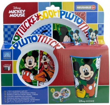 Feeding Set made of Plastic Multicolour 5pcs for 3+ months