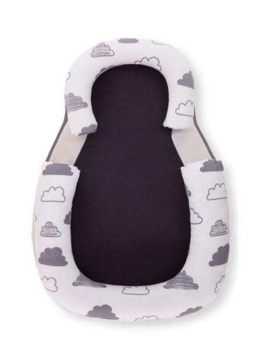 Kikka Boo Anti-Rollover Positioner Clouds Baby Nest Memory Foam 60x40cm