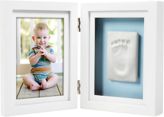 Pearhead Baby Imprint Frame made of Wood for Girl