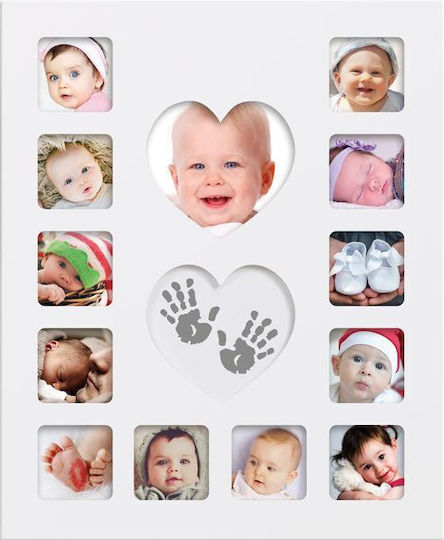 Dooky Baby Imprint Frame Baby First Year made of Wood for Boy