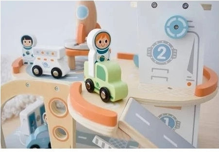Tooky Toy Wooden Space Station Tj903 Tj903 697683155088