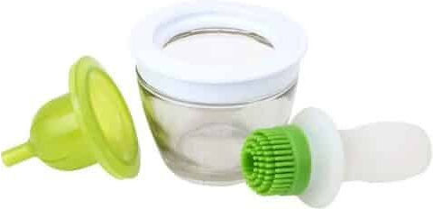 Dip+go Perie de copt și patiserie din silicon cu Container 1pcs